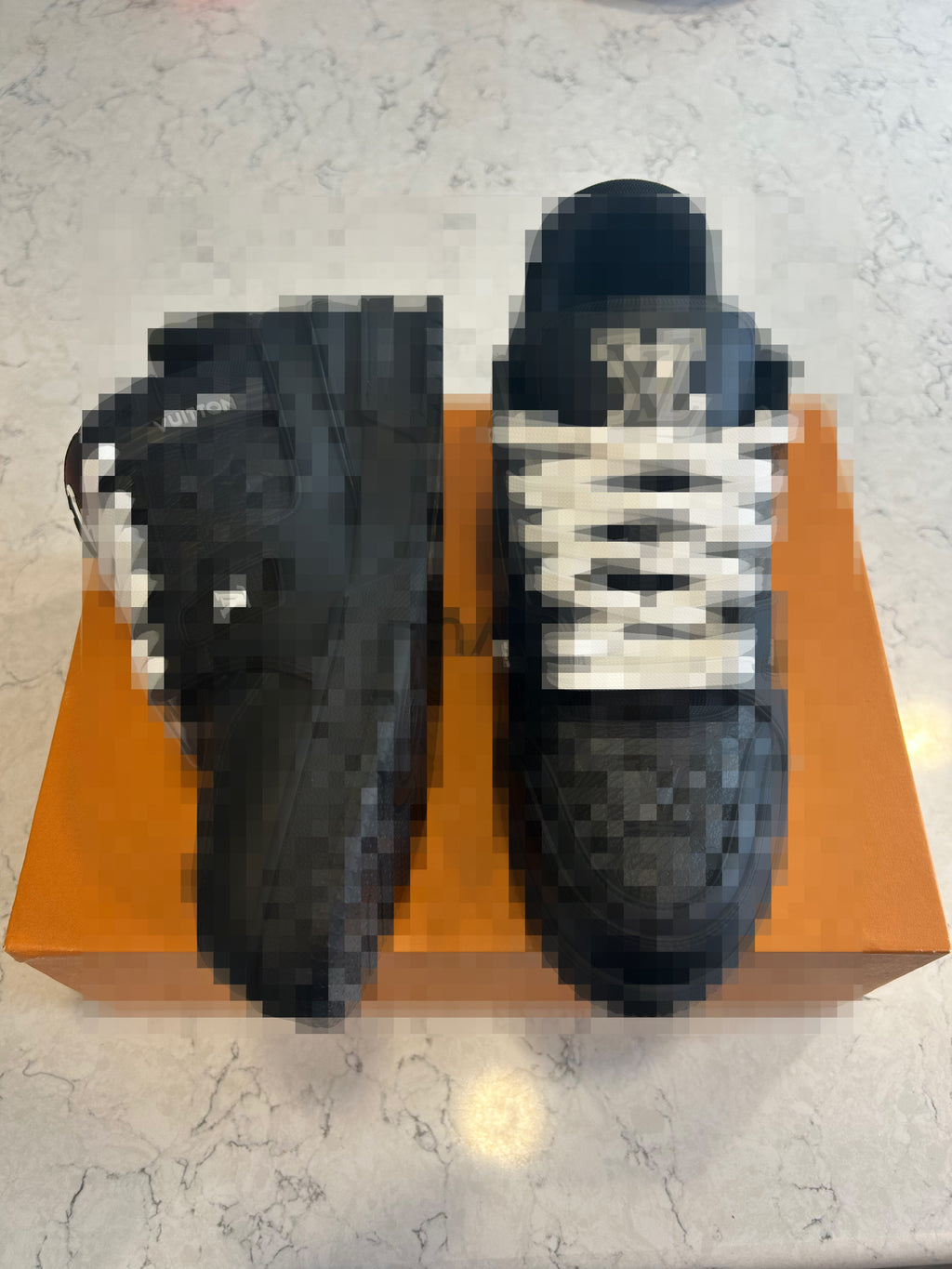Black V Sneakers