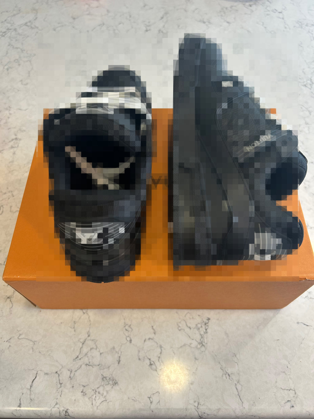 Black V Sneakers